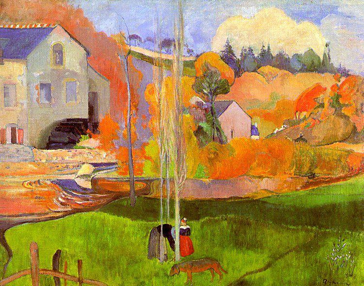 Paul Gauguin Breton Landscape Spain oil painting art